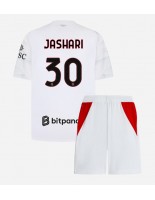 AC Milan Ardon Jashari #30 Venkovní dres pro děti 2026-27 Krátký Rukáv (+ trenýrky)